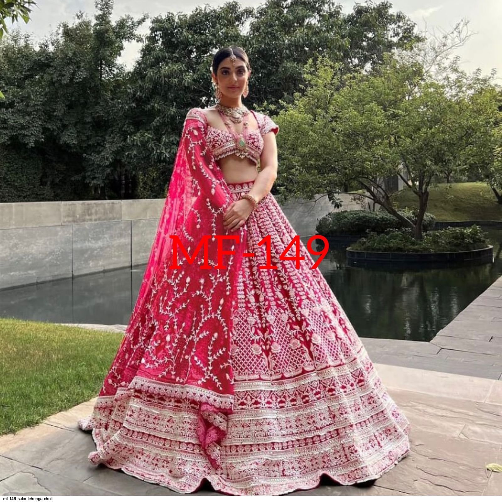 How much cloth is needed for a lehenga? - Quora