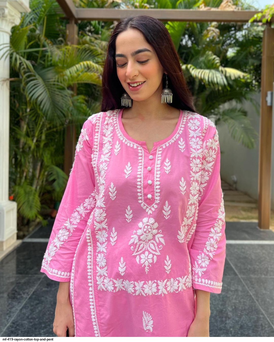 MF 419 Rayon cotton TOP AND PENT