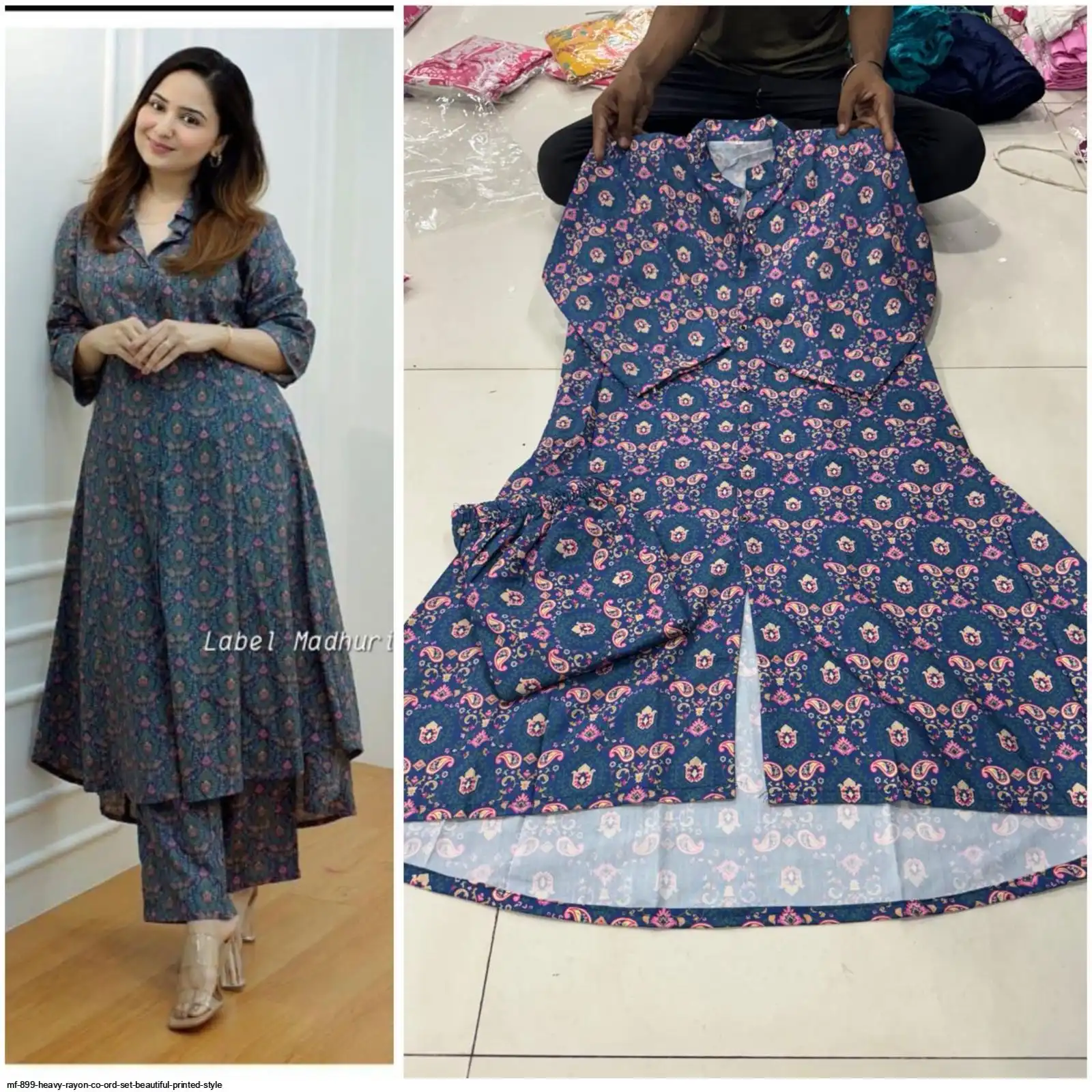 MF 899 HEAVY RAYON CO ORD SET BEAUTIFUL PRINTED STYLE 26