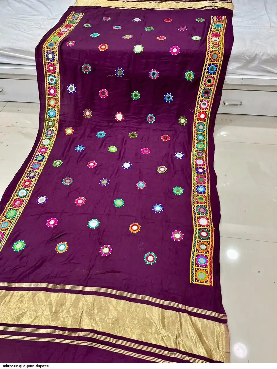 MIRROR UNIQUE PURE DUPATTA 1