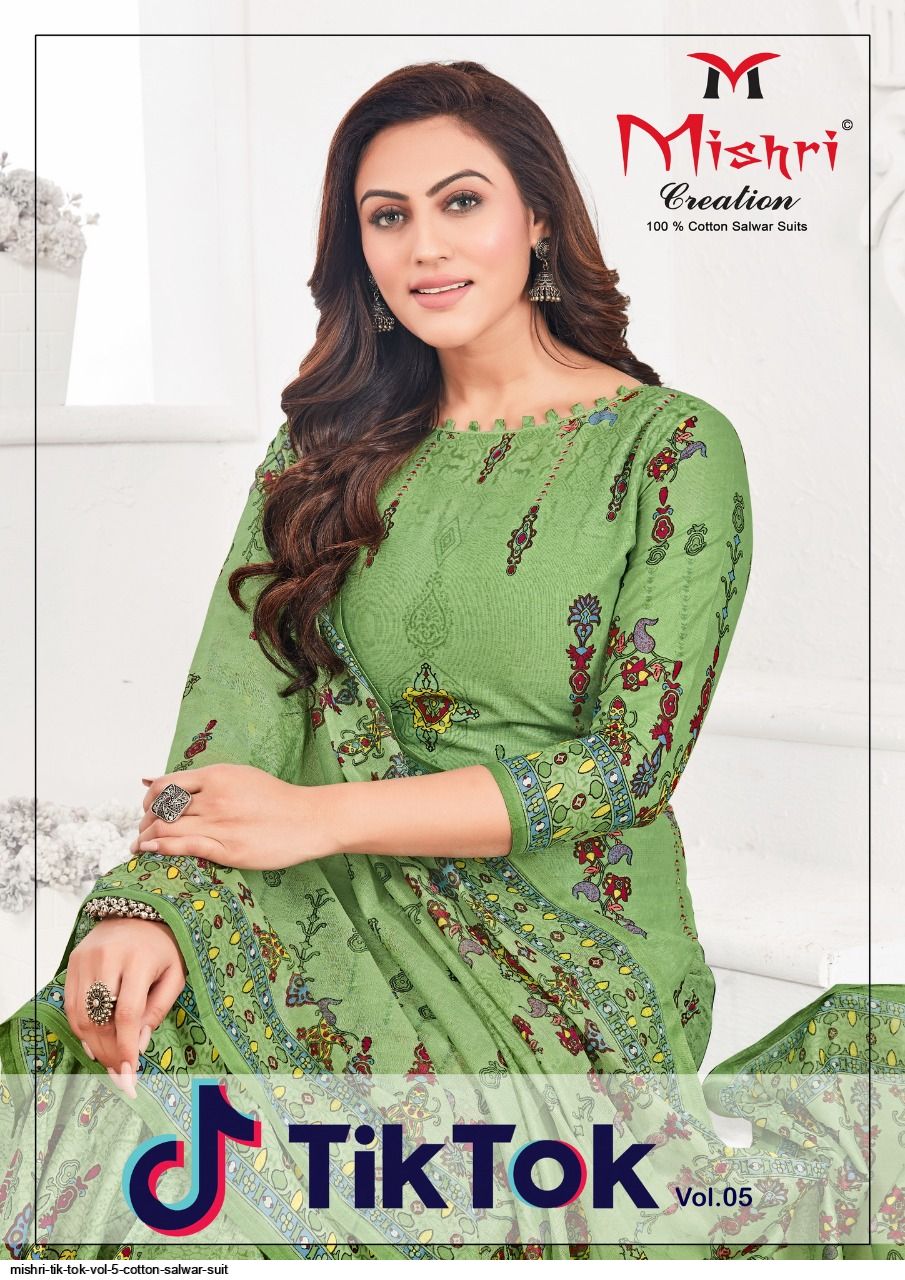 MISHRI TIK TOK VOL 5 COTTON SALWAR SUIT