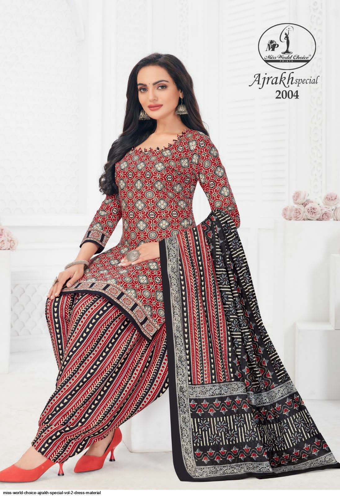 Jamatmal Tilokchand Ajrakh Special Vol-2 Cotton Dress Material Wholesale  Suits Online
