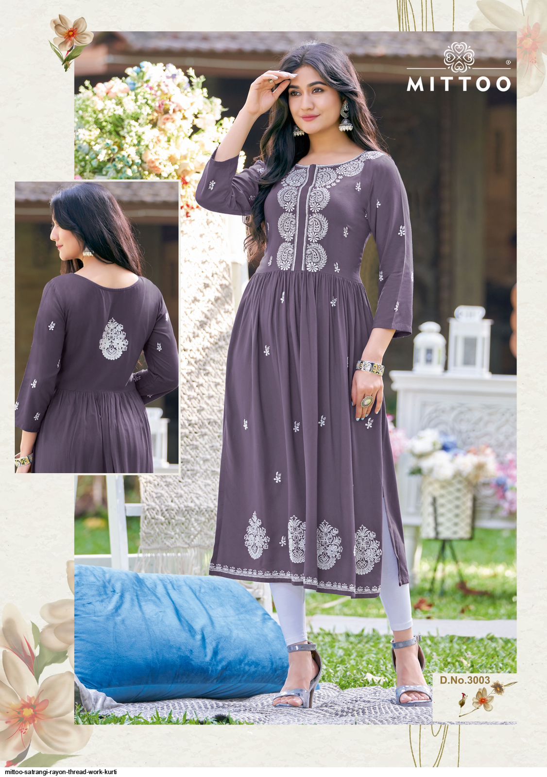 Buy LIGHT DAISY LAUNCHES NEW BEAUTIFUL KURTA SET Online at Best Prices in  India - JioMart.