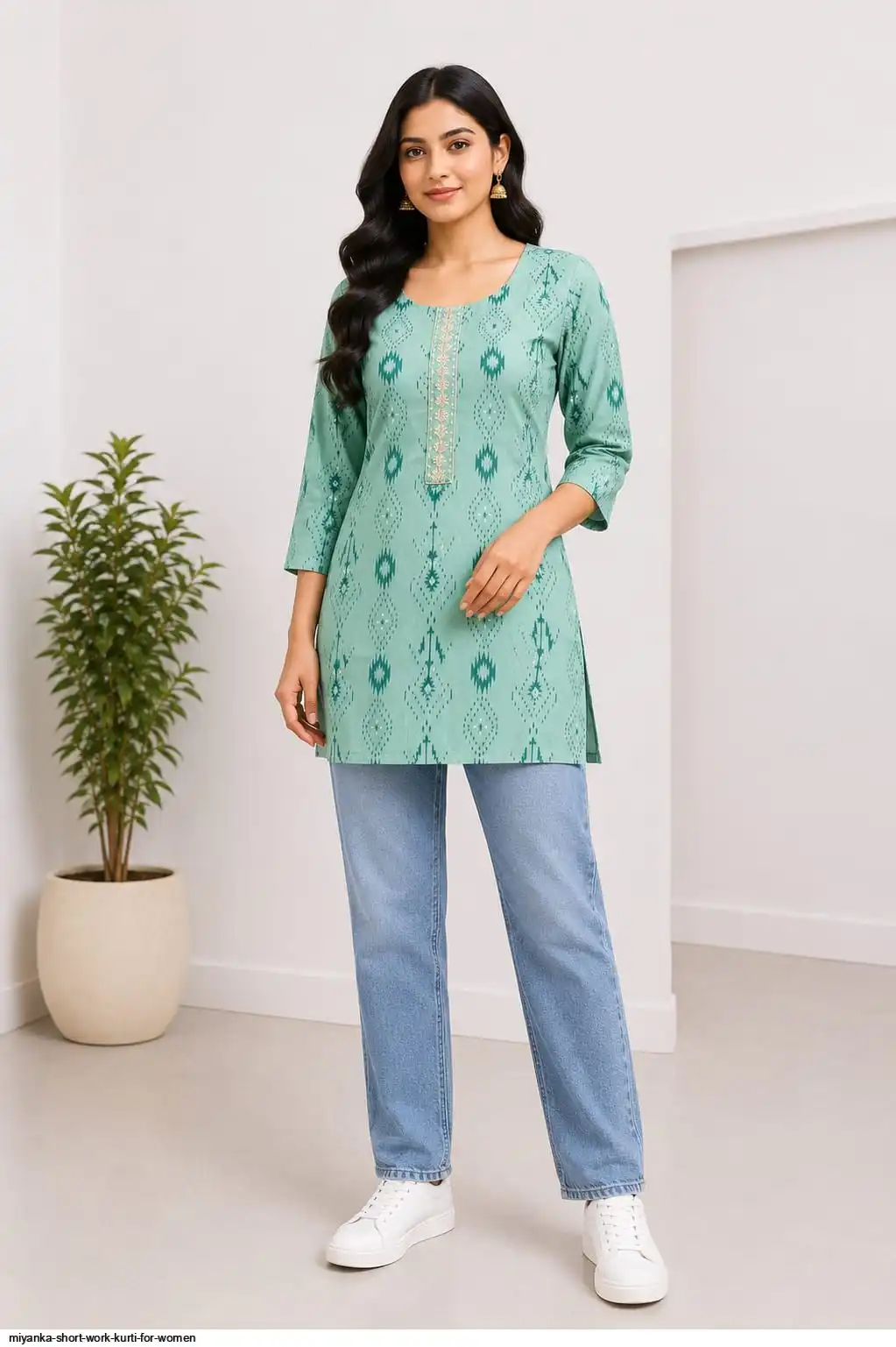 MIYANKA SHORT WORK KURTI FOR WOMEN 5