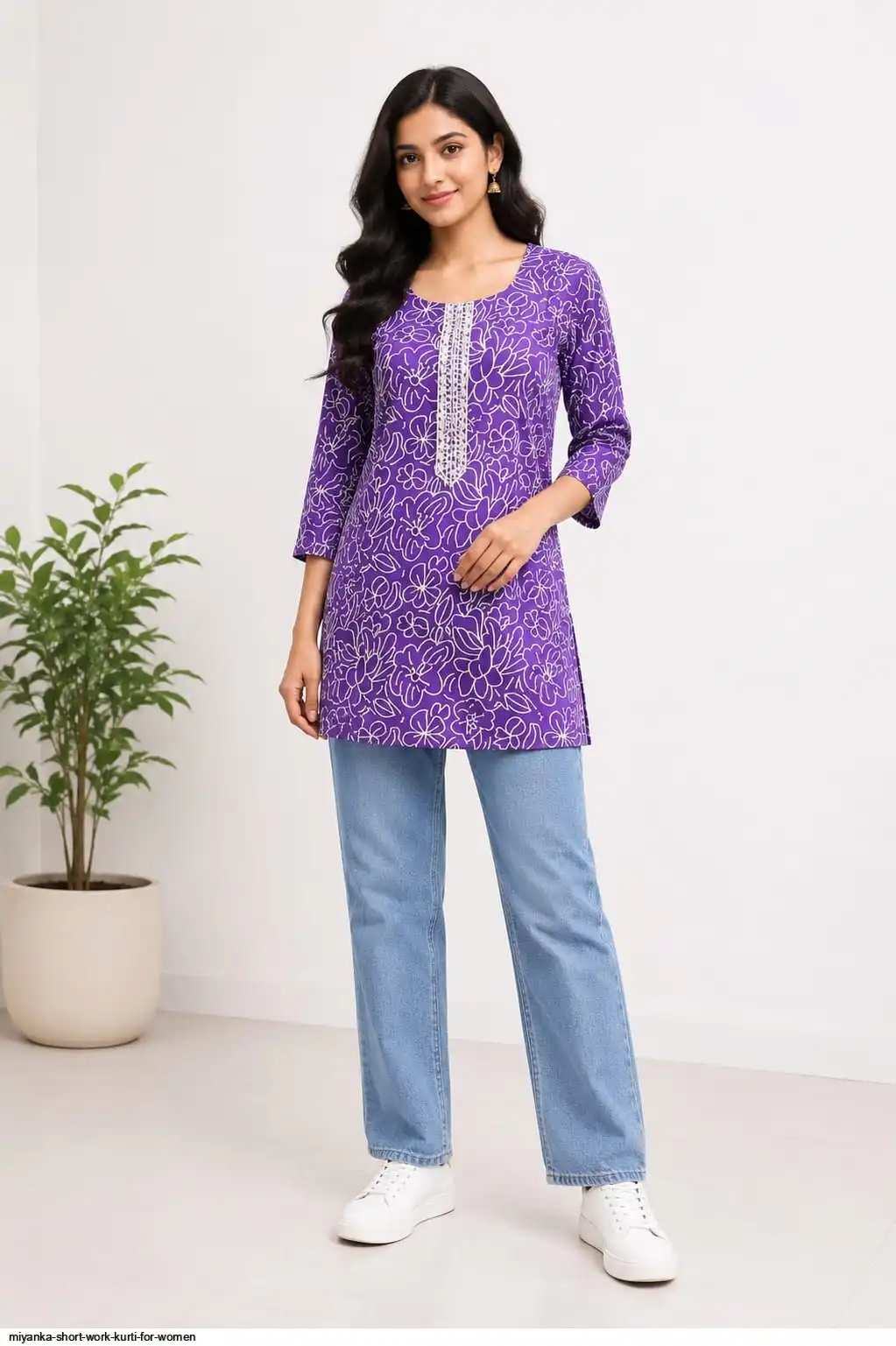 MIYANKA SHORT WORK KURTI FOR WOMEN 7