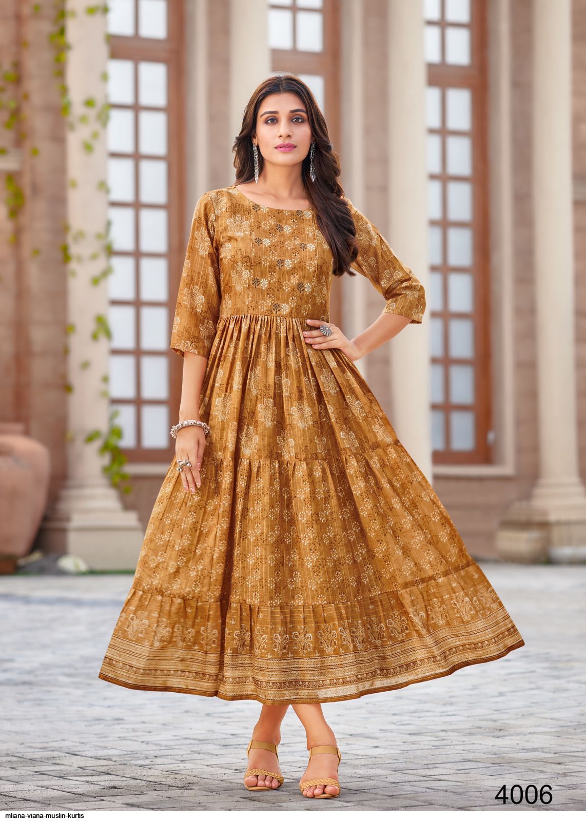 MLIANA VIANA MUSLIN KURTIS