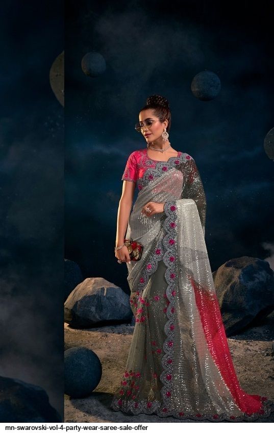 Party wear saree sale sale