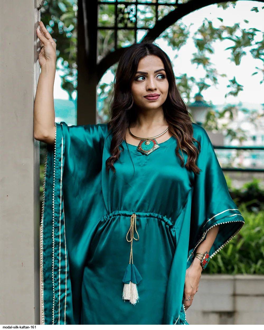 modal Silk kaftan 161