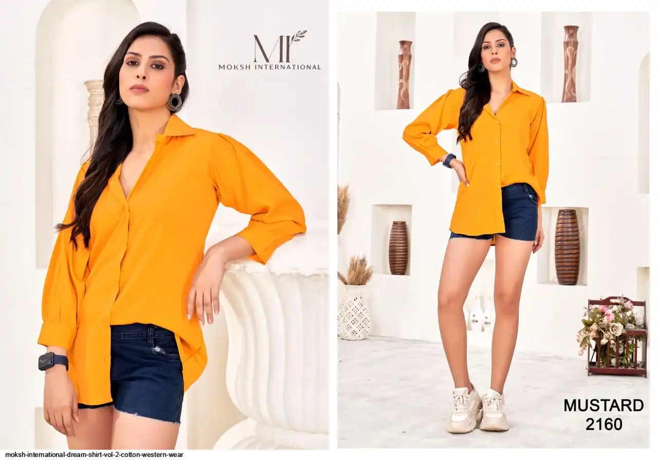 MOKSH INTERNATIONAL DREAM SHIRT VOL 2 COTTON WESTERN WEAR 2160