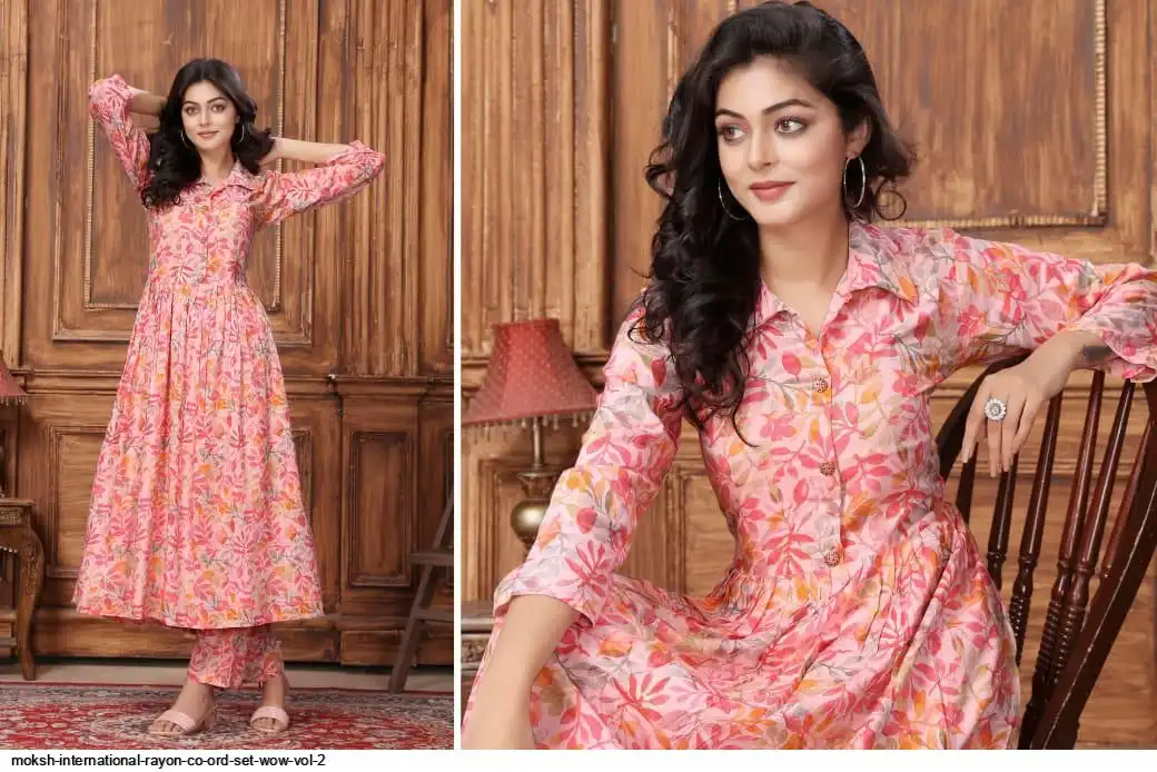MOKSH INTERNATIONAL RAYON CO ORD SET WOW VOL 2 851