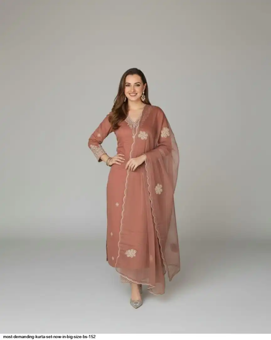 MOST DEMANDING KURTA SET NOW IN BIG SIZE BS 152 B