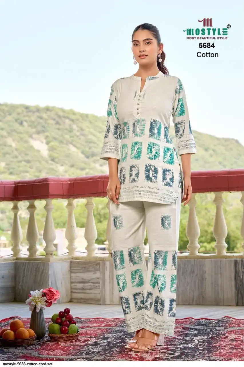 MOSTYLE COTTON CORD SET 5684