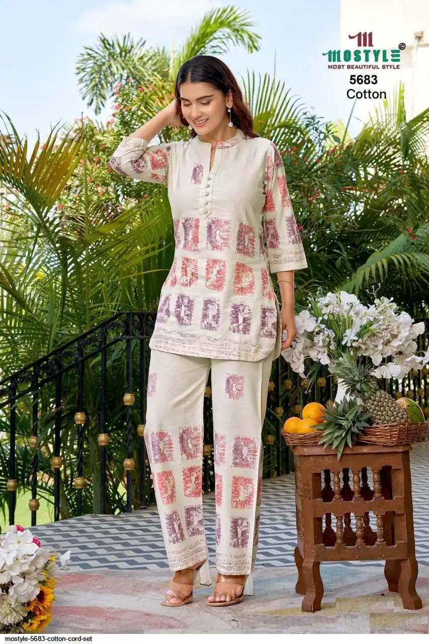 MOSTYLE COTTON CORD SET 5683