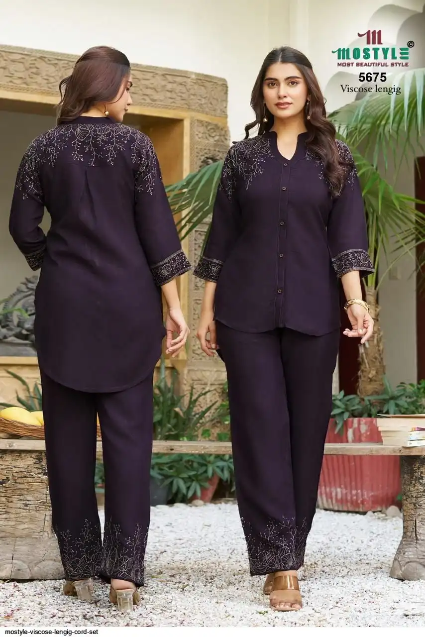 MOSTYLE VISCOSE LENGIG CORD SET 5675