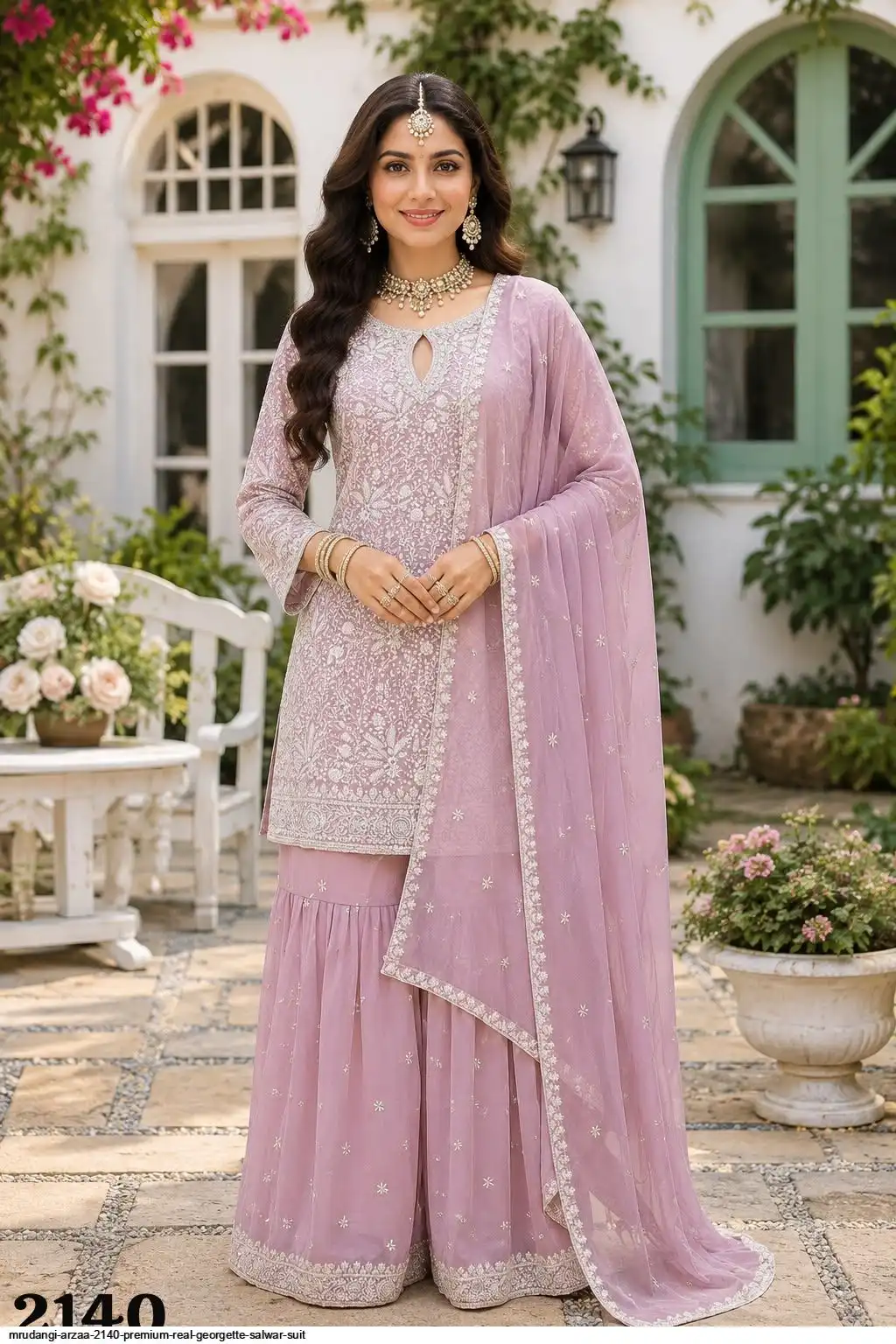 MRUDANGI ARZAA 2140 PREMIUM REAL GEORGETTE SALWAR SUIT 2140