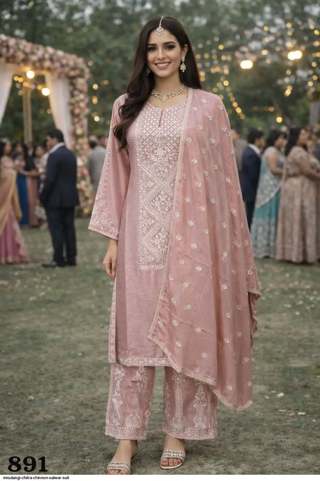 MRUDANGI CHITRA CHINNON SALWAR SUIT 891