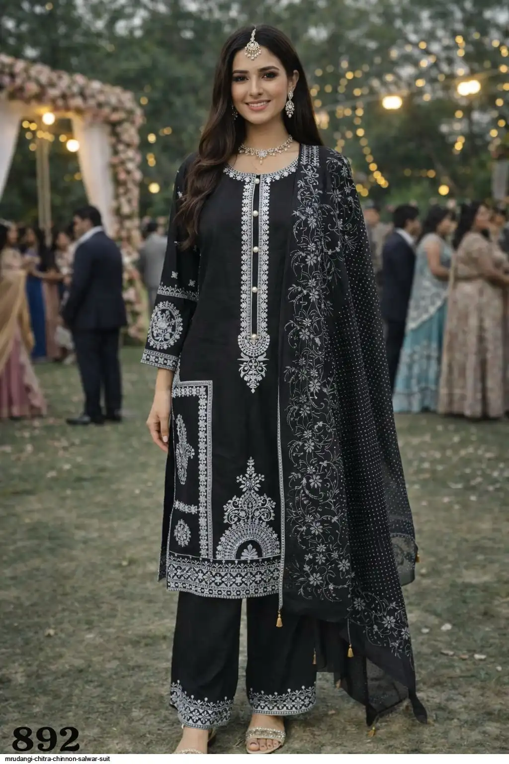 MRUDANGI CHITRA CHINNON SALWAR SUIT 892