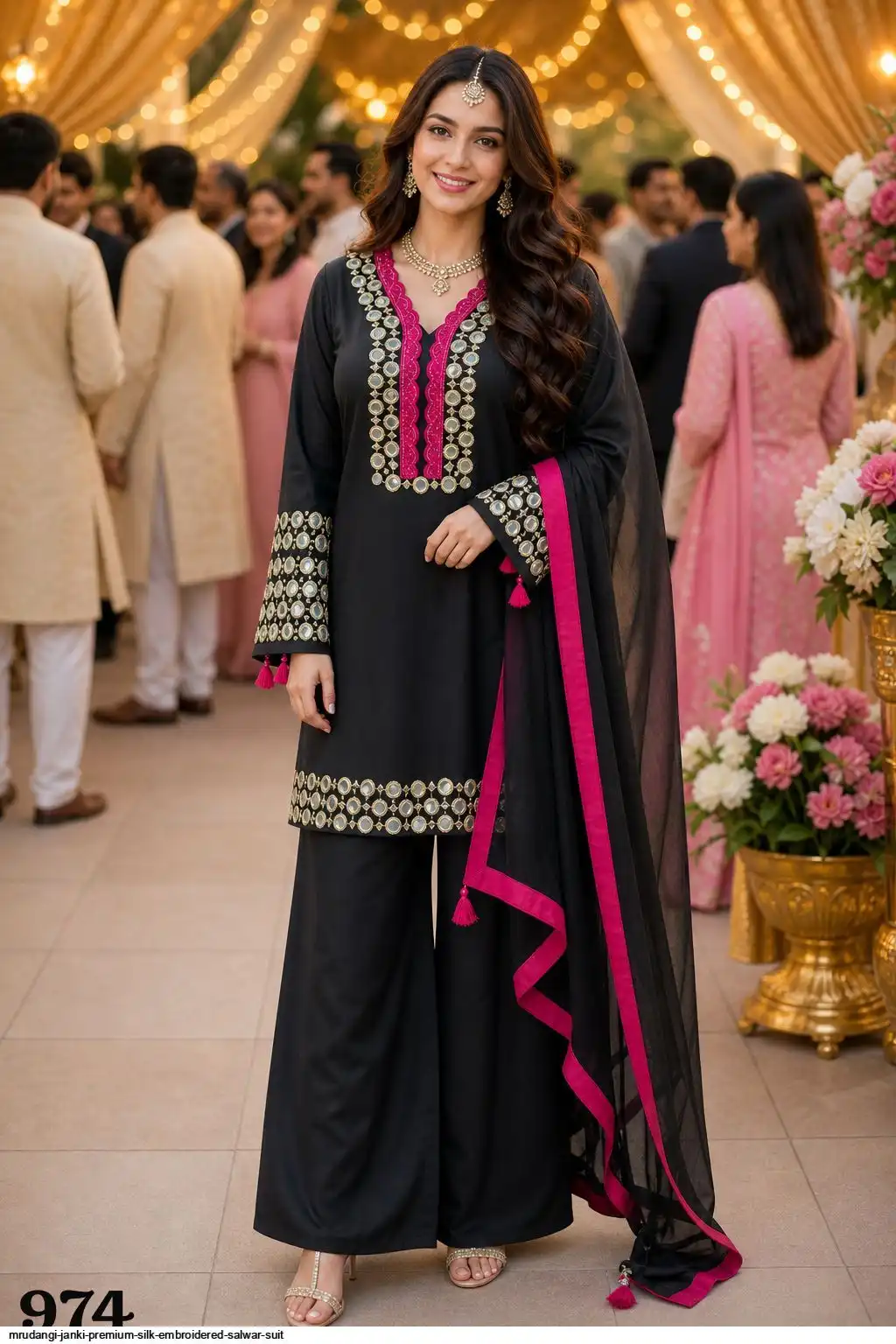 MRUDANGI JANKI PREMIUM SILK EMBROIDERED SALWAR SUIT 974