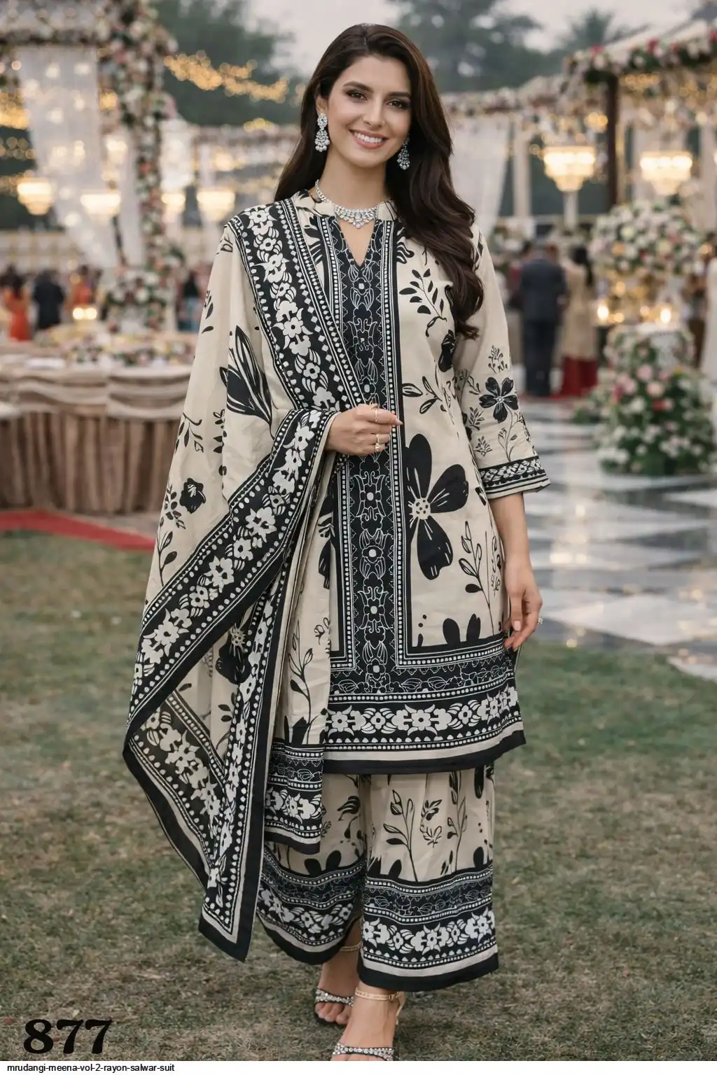 MRUDANGI MEENA VOL 2 RAYON SALWAR SUIT 877