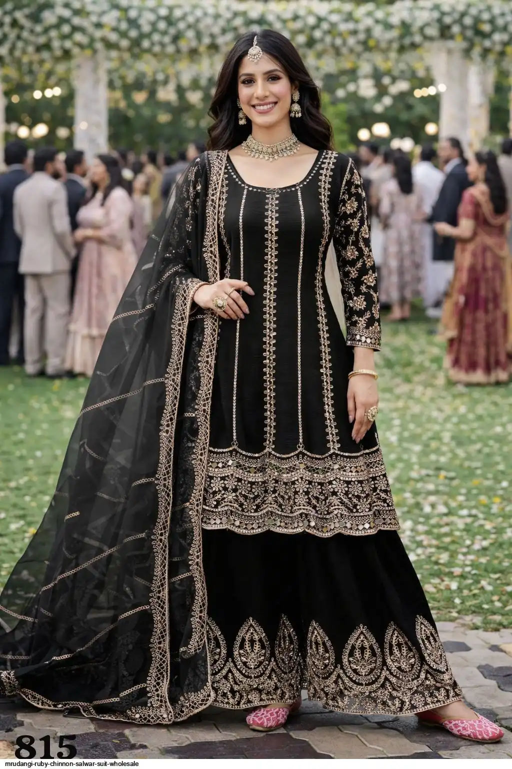 MRUDANGI RUBY CHINNON SALWAR SUIT WHOLESALE 815