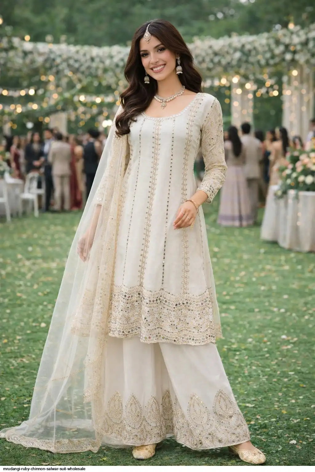 MRUDANGI RUBY CHINNON SALWAR SUIT WHOLESALE 814