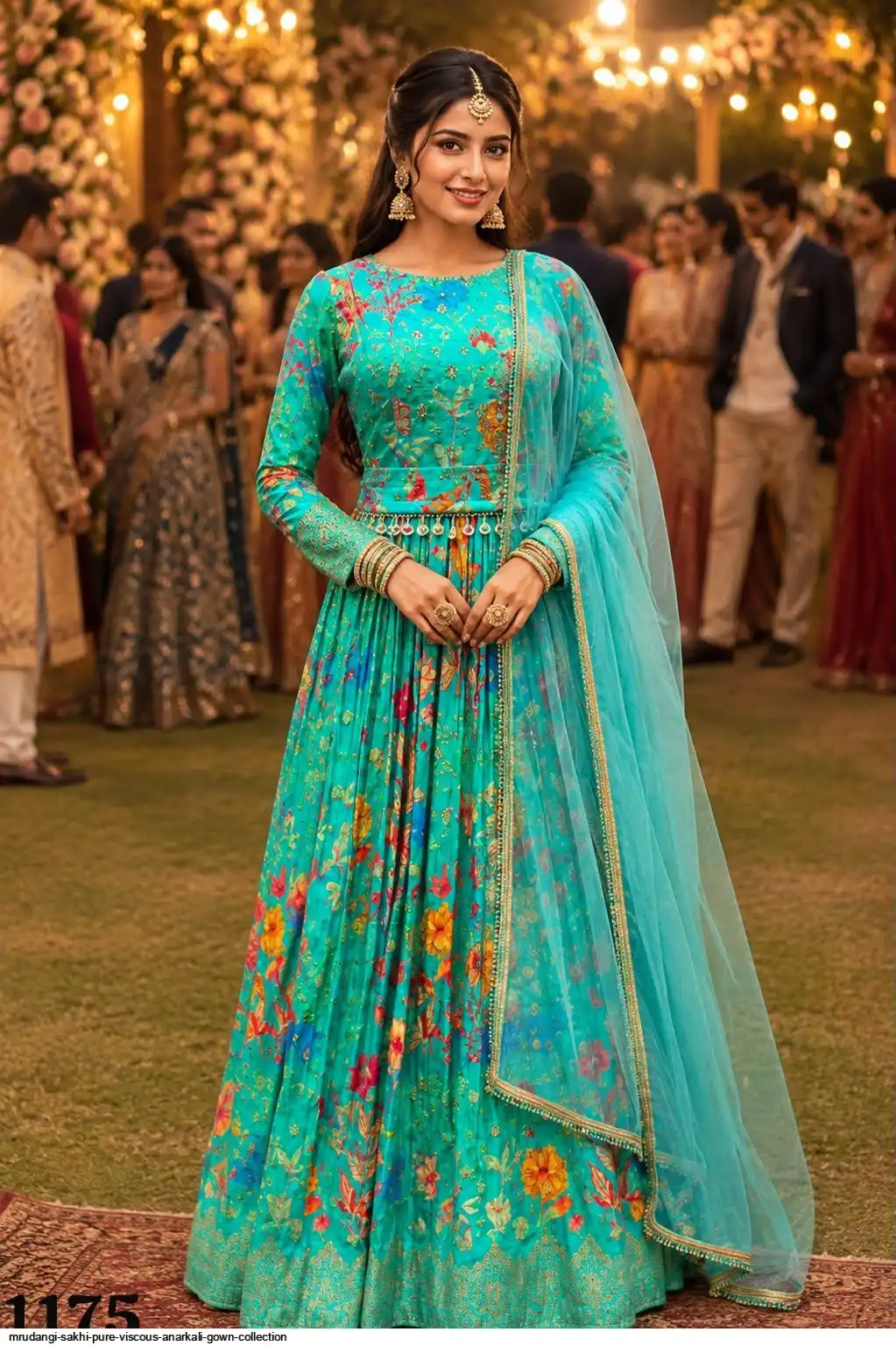 MRUDANGI SAKHI PURE VISCOUS ANARKALI GOWN COLLECTION 1175