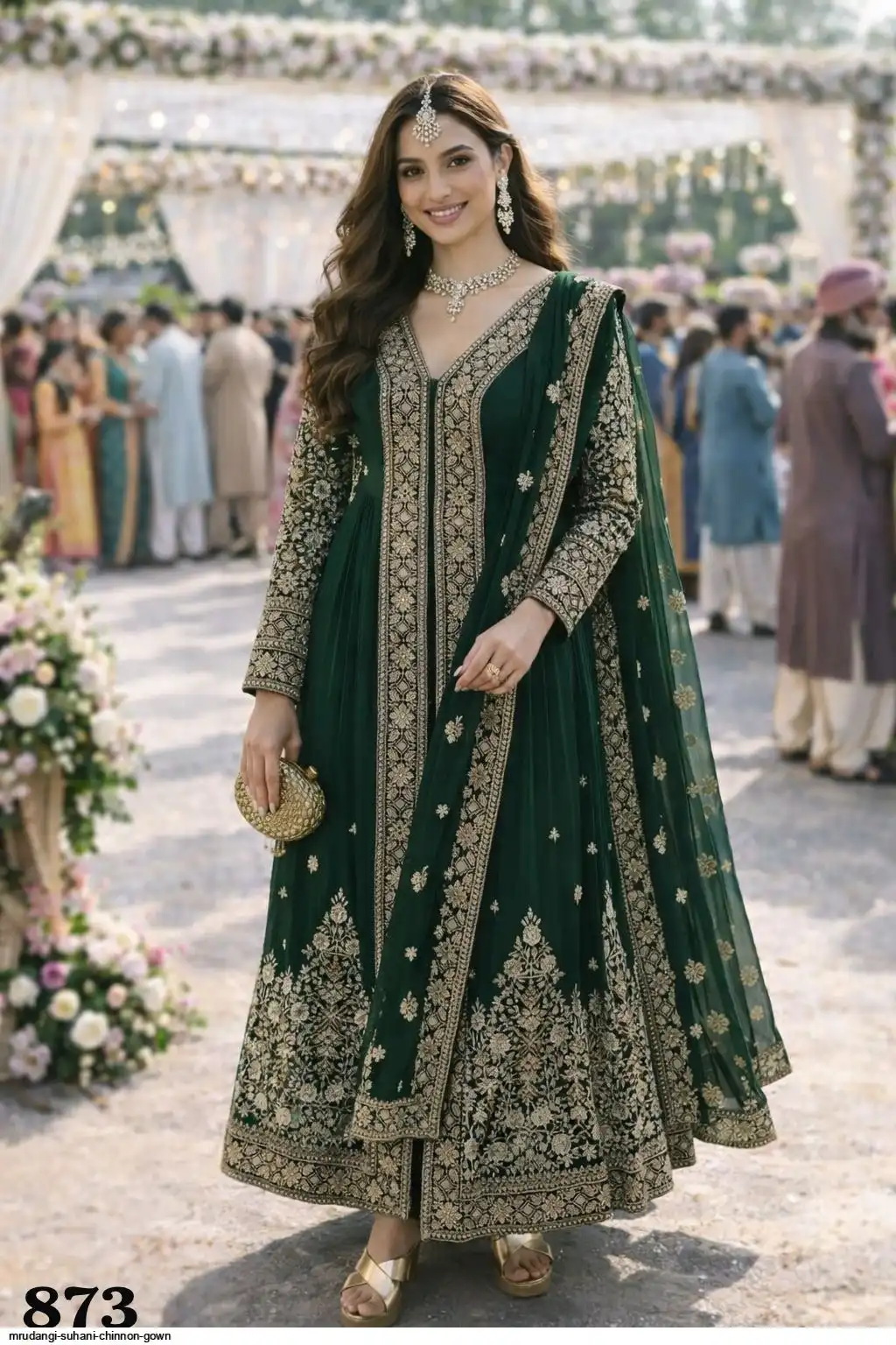 MRUDANGI SUHANI CHINNON GOWN 873