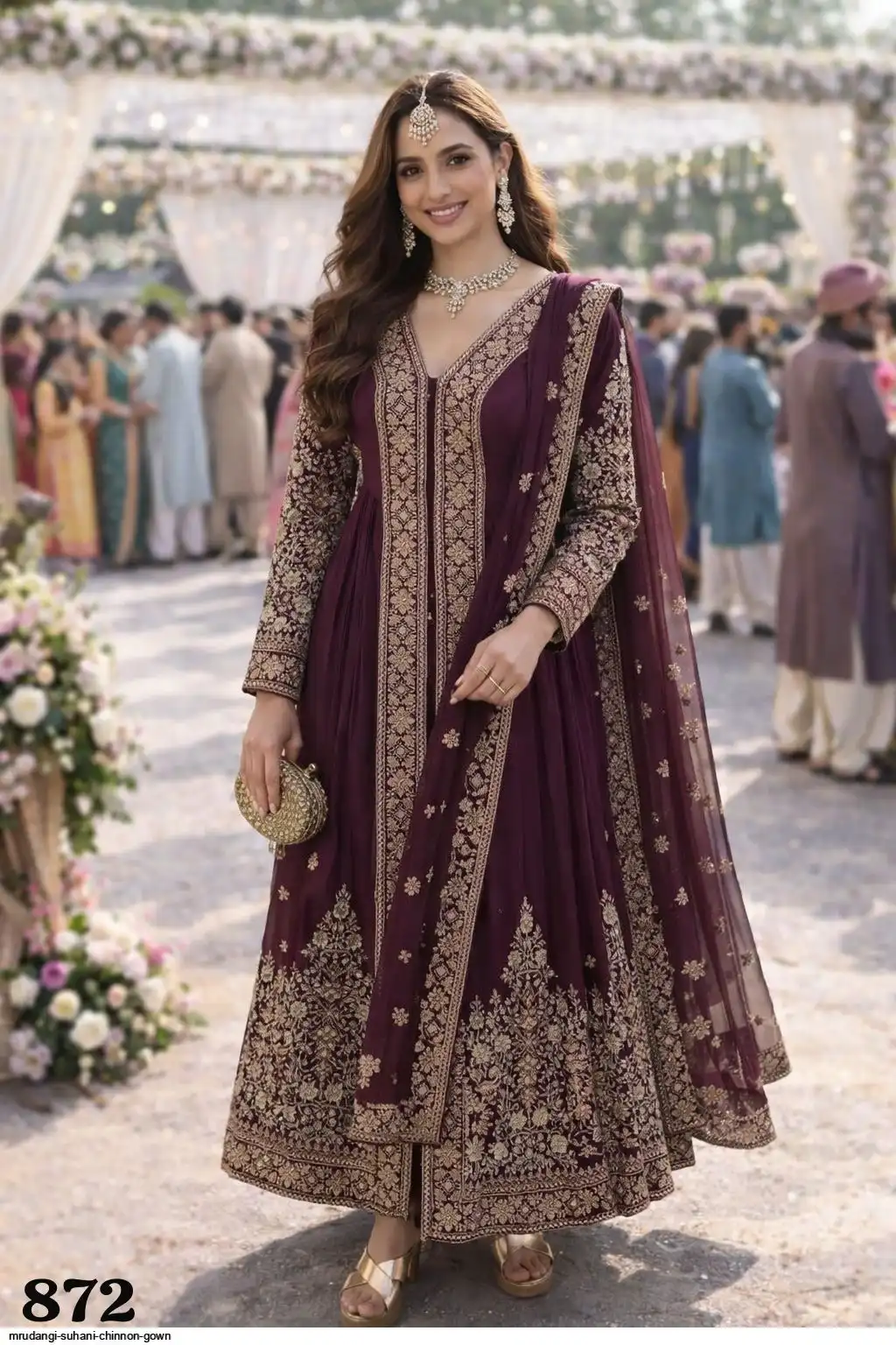 MRUDANGI SUHANI CHINNON GOWN 872
