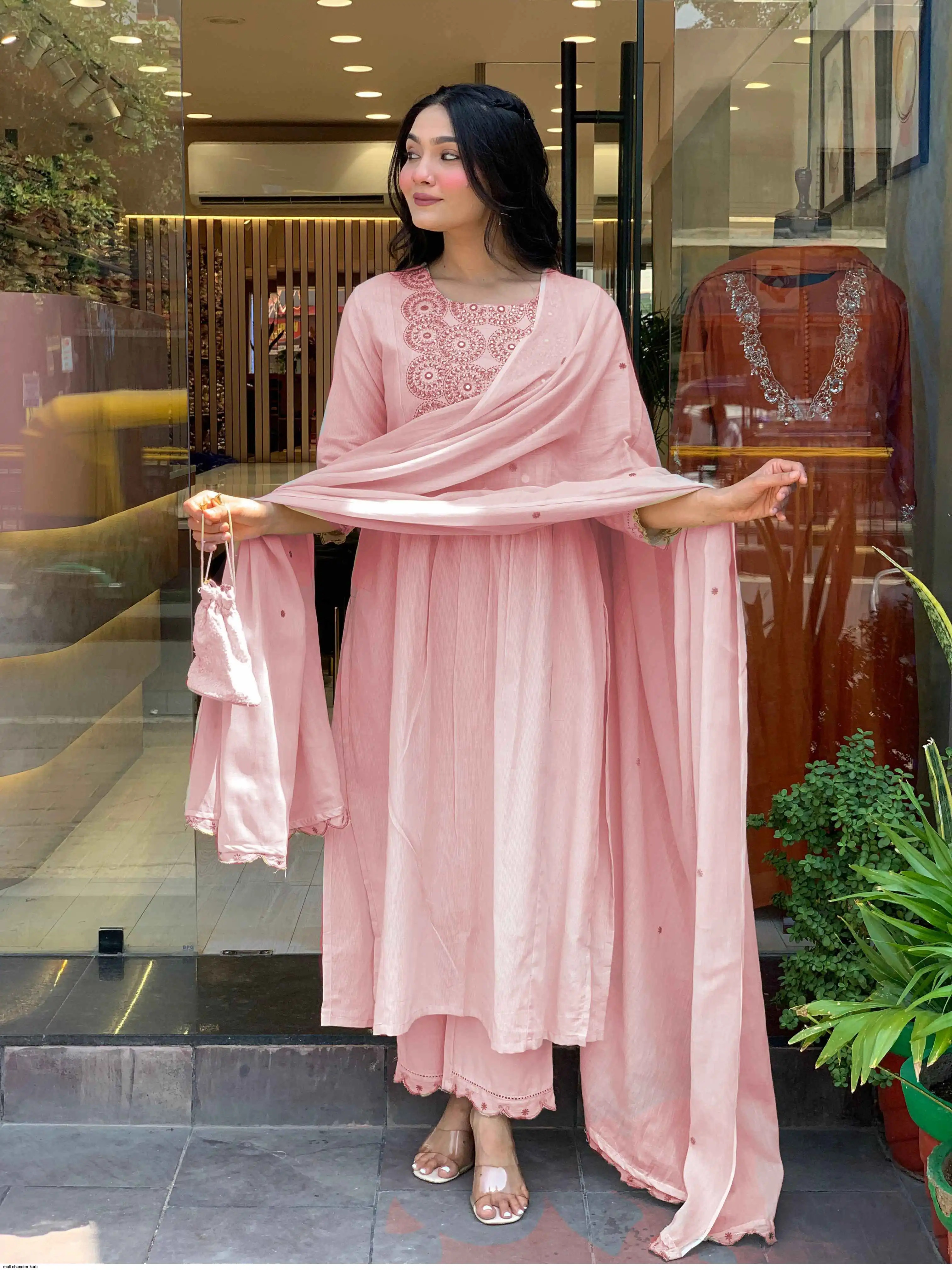 MULL CHANDERI KURTI 3