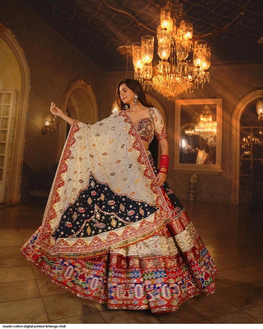 Buy online Floral Printed Lehenga Choli With Dupatta from ethnic wear for  Women by Scakhi for ₹22619 at 40% off | 2024 Limeroad.com