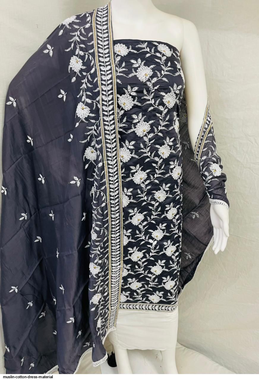 MUSLIN COTTON DRESS MATERIAL