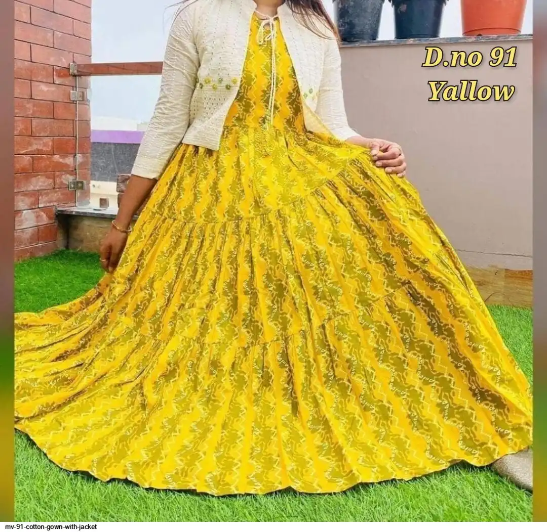 MV 91 COTTON GOWN WITH JACKET B