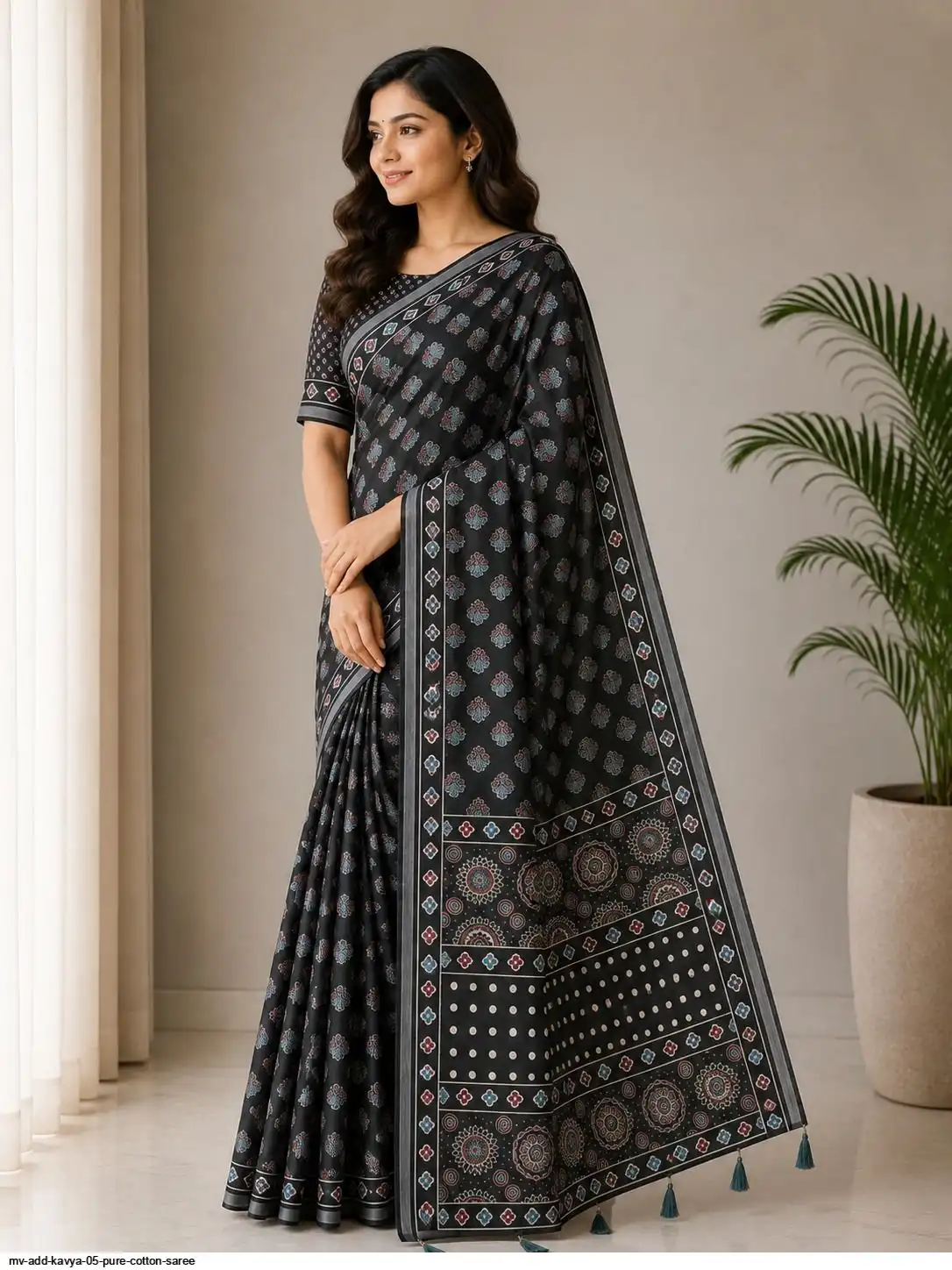 MV ADD KAVYA 05 PURE COTTON SAREE 1