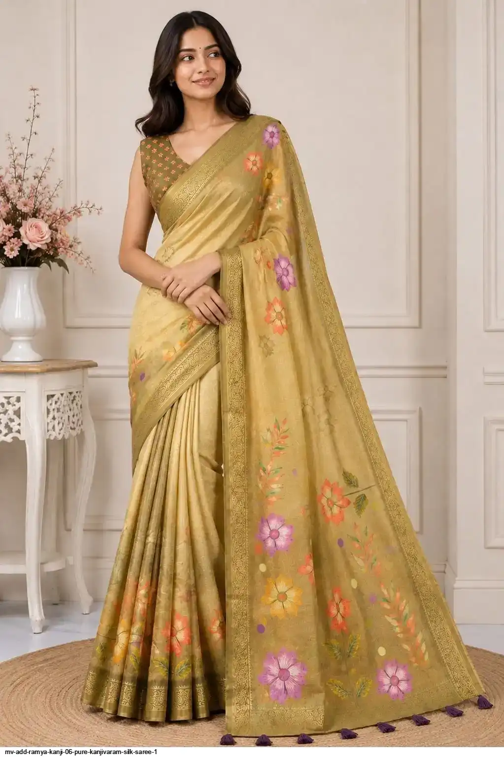 MV ADD RAMYA KANJI 06 PURE KANJIVARAM SILK SAREE 1