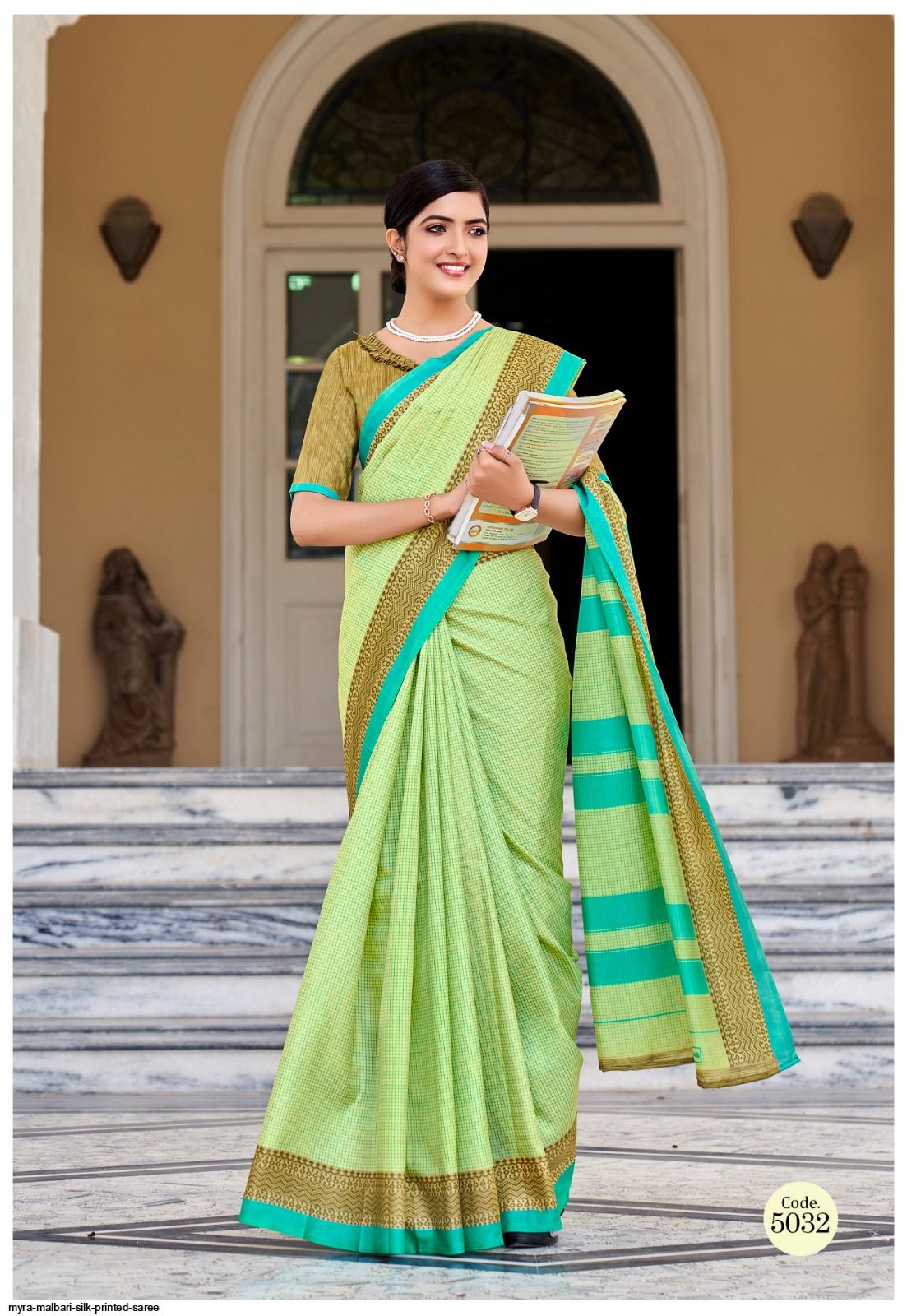 Sangam Malbari Handloom Soft Linen Silk Latest Designer Wedding Wear Saree  Collection - The Ethnic World