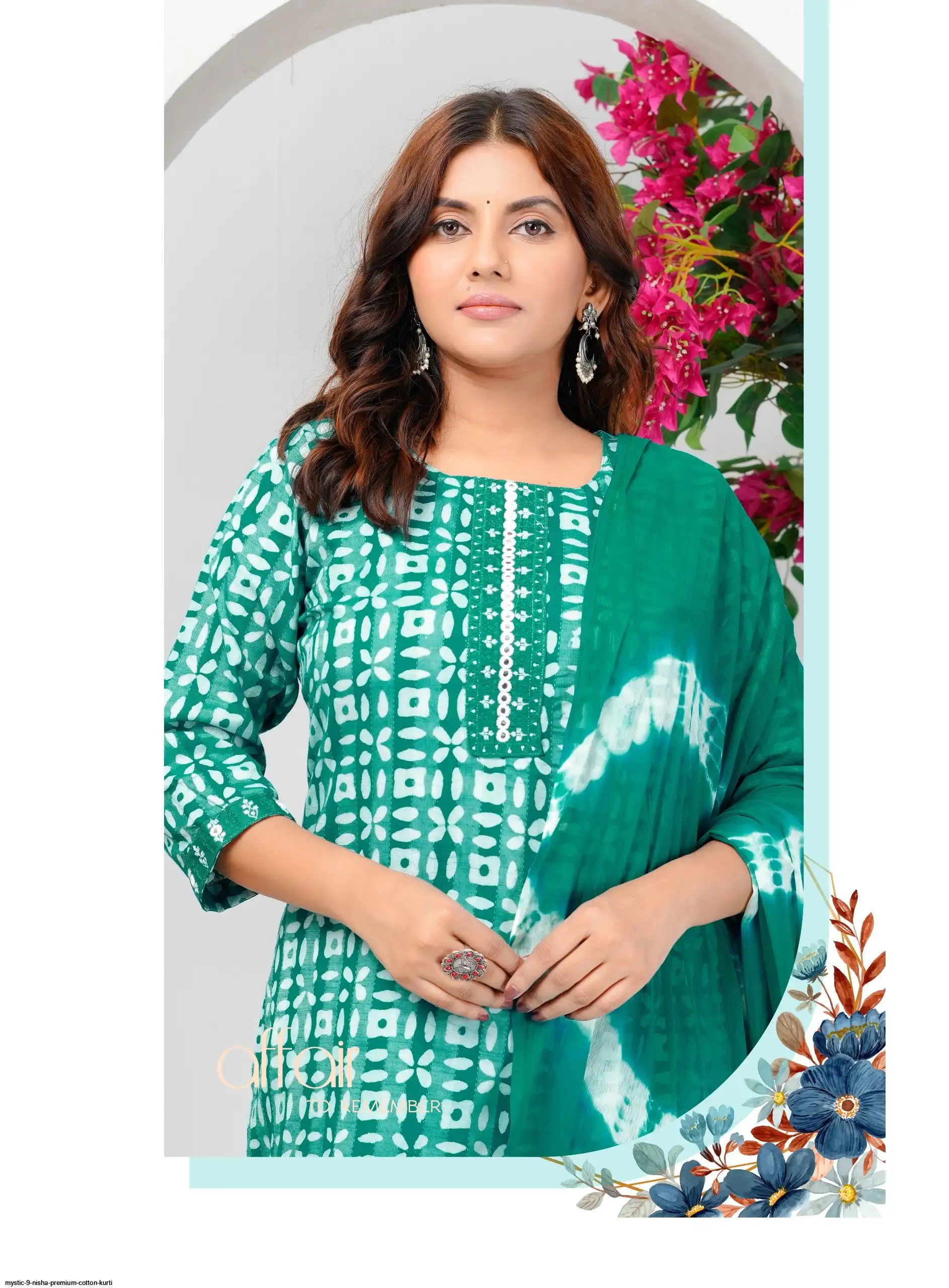 p_kuru　36 MYSTIC 9 COTTON BATIK PRINT STRAIGHT CUT CATALOGUE