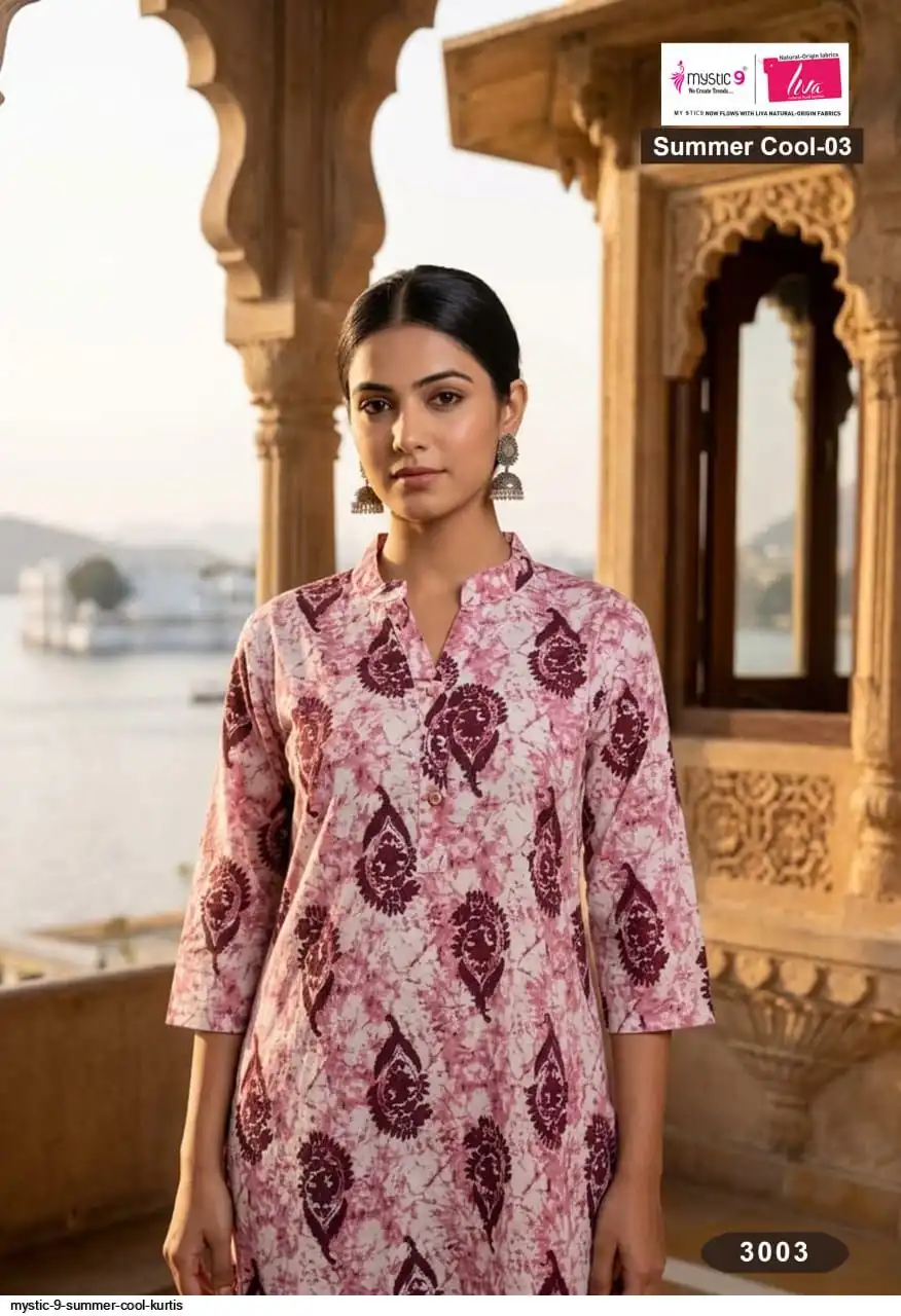 MYSTIC 9 SUMMER COOL KURTIS 3003