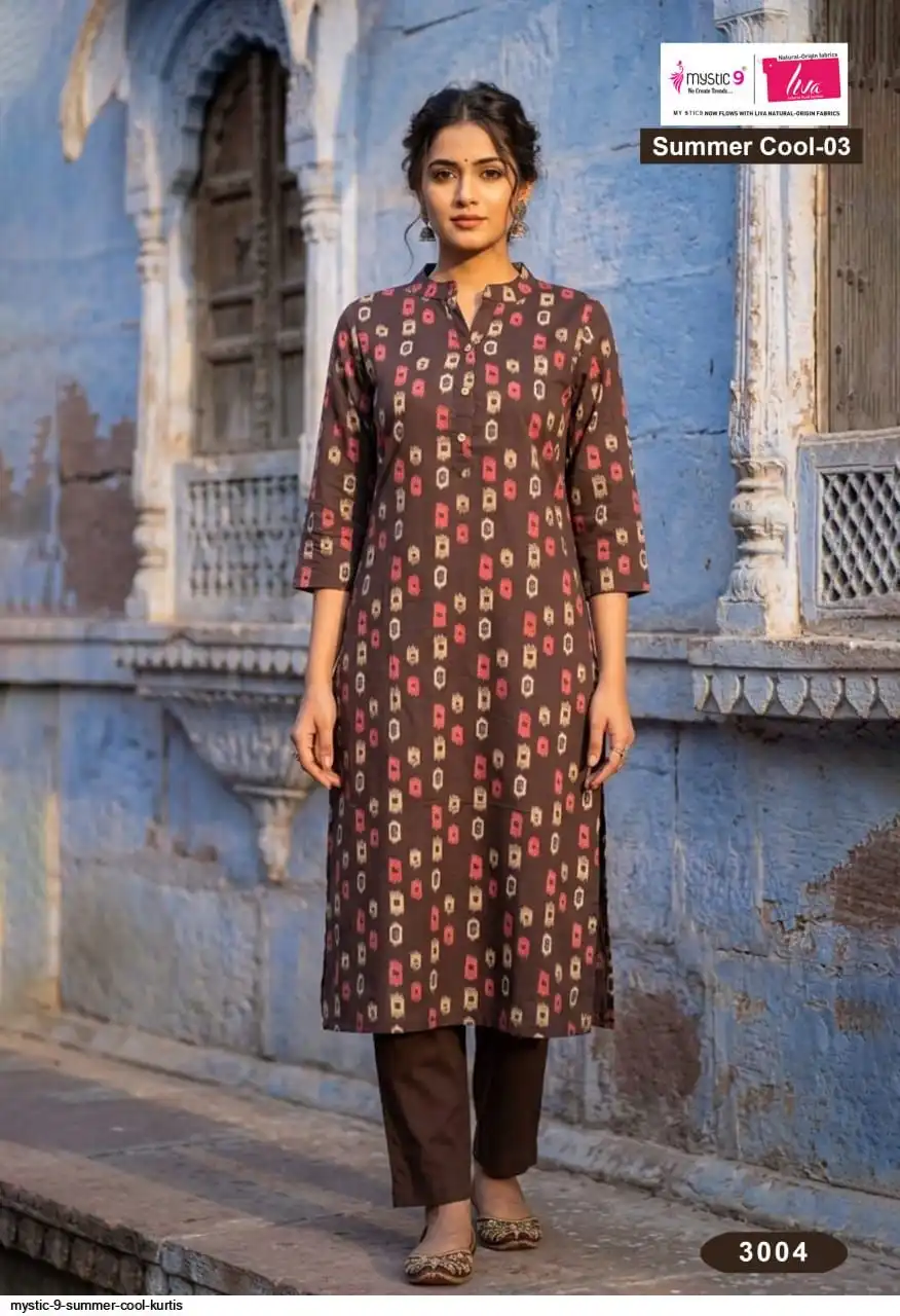 MYSTIC 9 SUMMER COOL KURTIS 3004