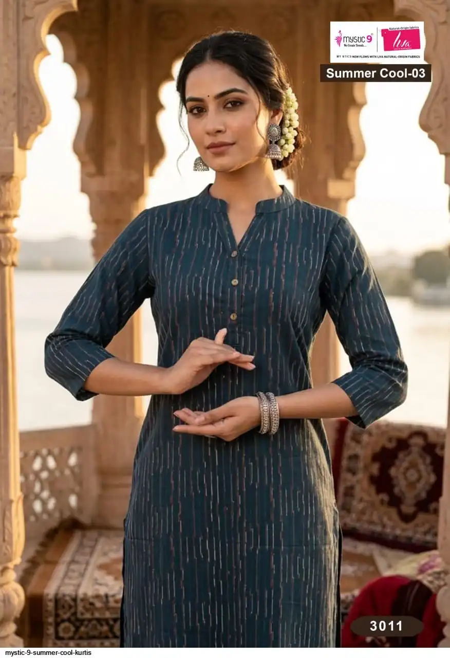 MYSTIC 9 SUMMER COOL KURTIS 3011