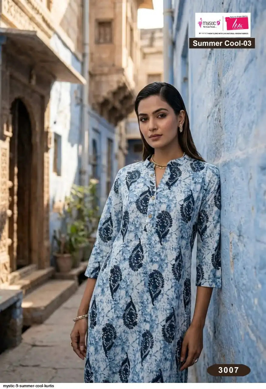 MYSTIC 9 SUMMER COOL KURTIS 3007