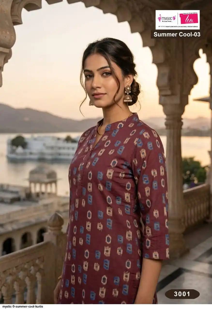 MYSTIC 9 SUMMER COOL KURTIS 3001
