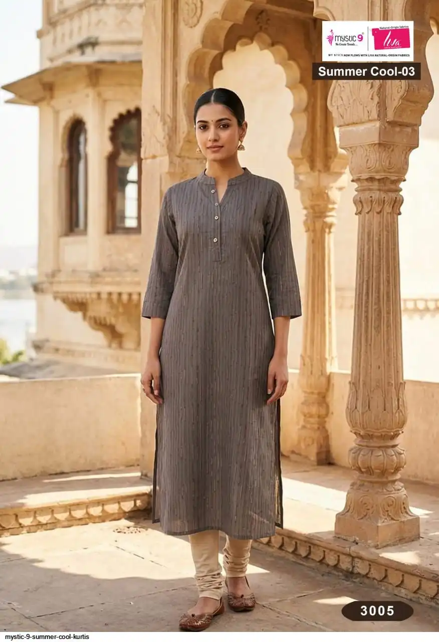 MYSTIC 9 SUMMER COOL KURTIS 3005