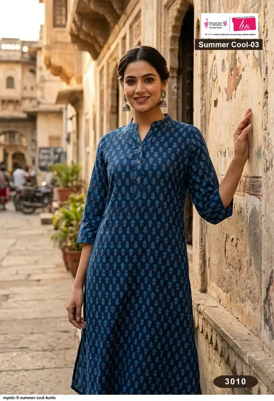 MYSTIC 9 SUMMER COOL KURTIS 3010