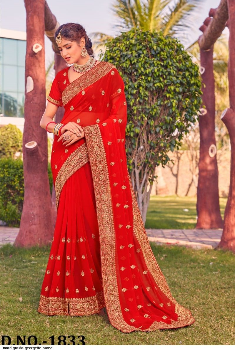 naari GRAZIA GEORGETTE saree