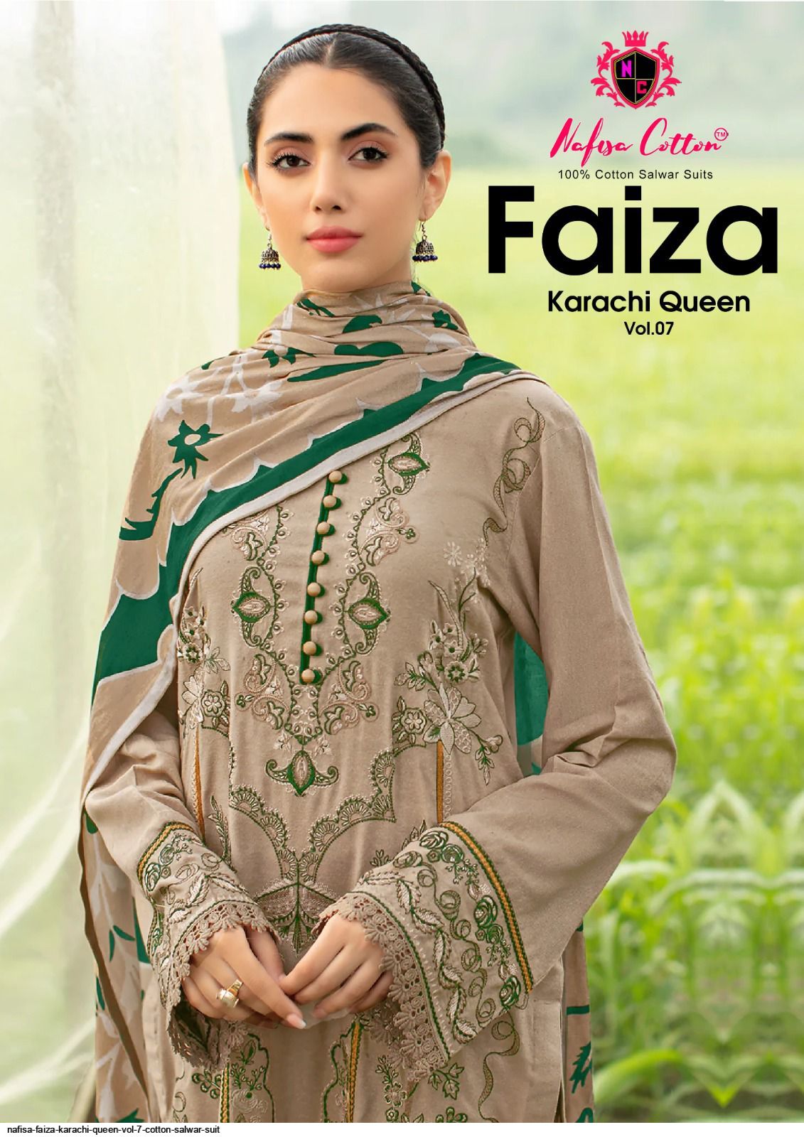 NAFISA FAIZA KARACHI QUEEN VOL 7 COTTON SALWAR SUIT