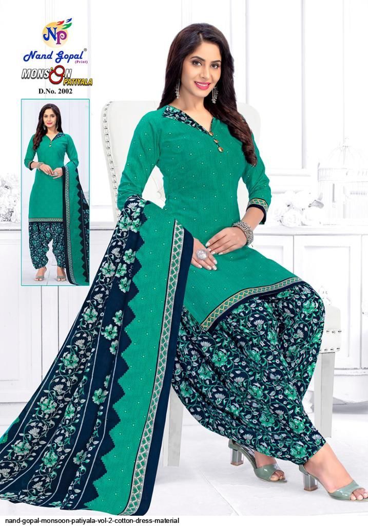 NAND GOPAL MONSOON PATIYALA VOL 2 COTTON Dress Material