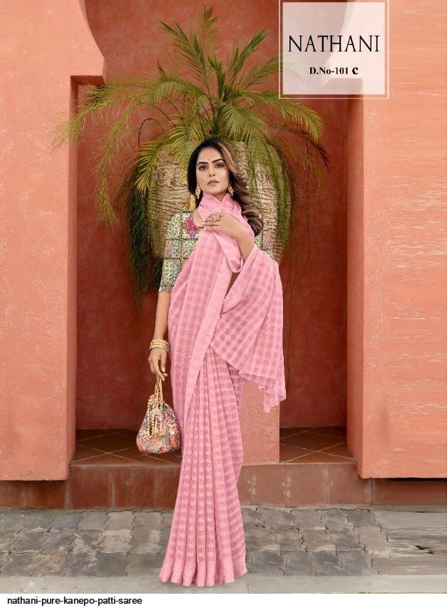 Nathani Pure Kanepo Patti Saree