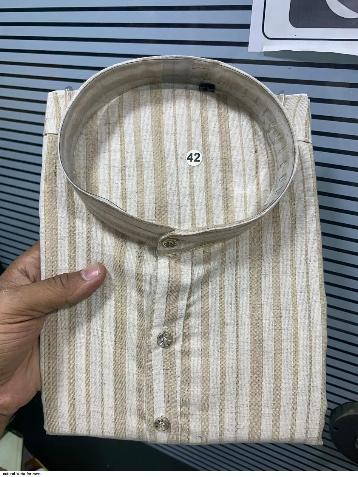 NATURAL KURTA FOR MEN 2