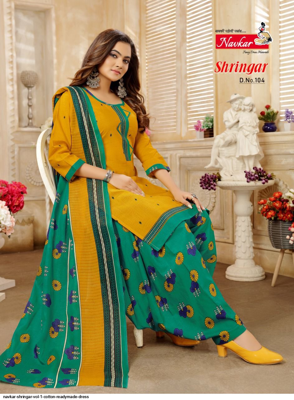 Navkar Shringar Vol 1 cotton readymade dress