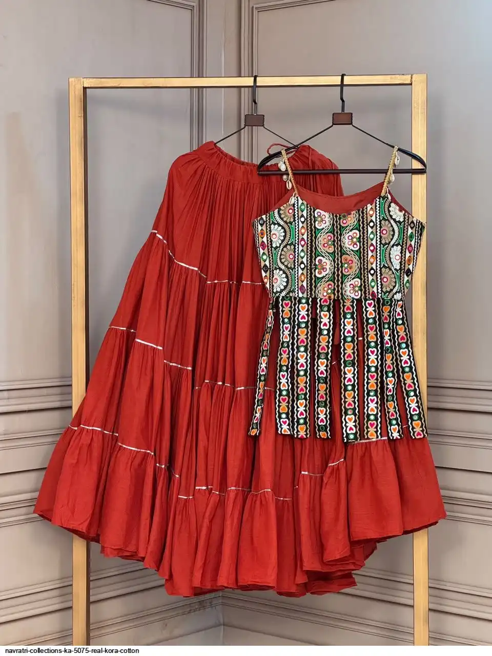 NAVRATRI COLLECTIONS KA 5075 REAL KORA COTTON G
